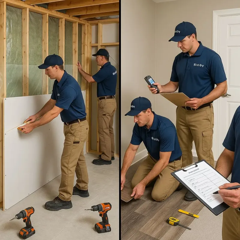 Repairs and Reconstruction process in Arcadia, SC